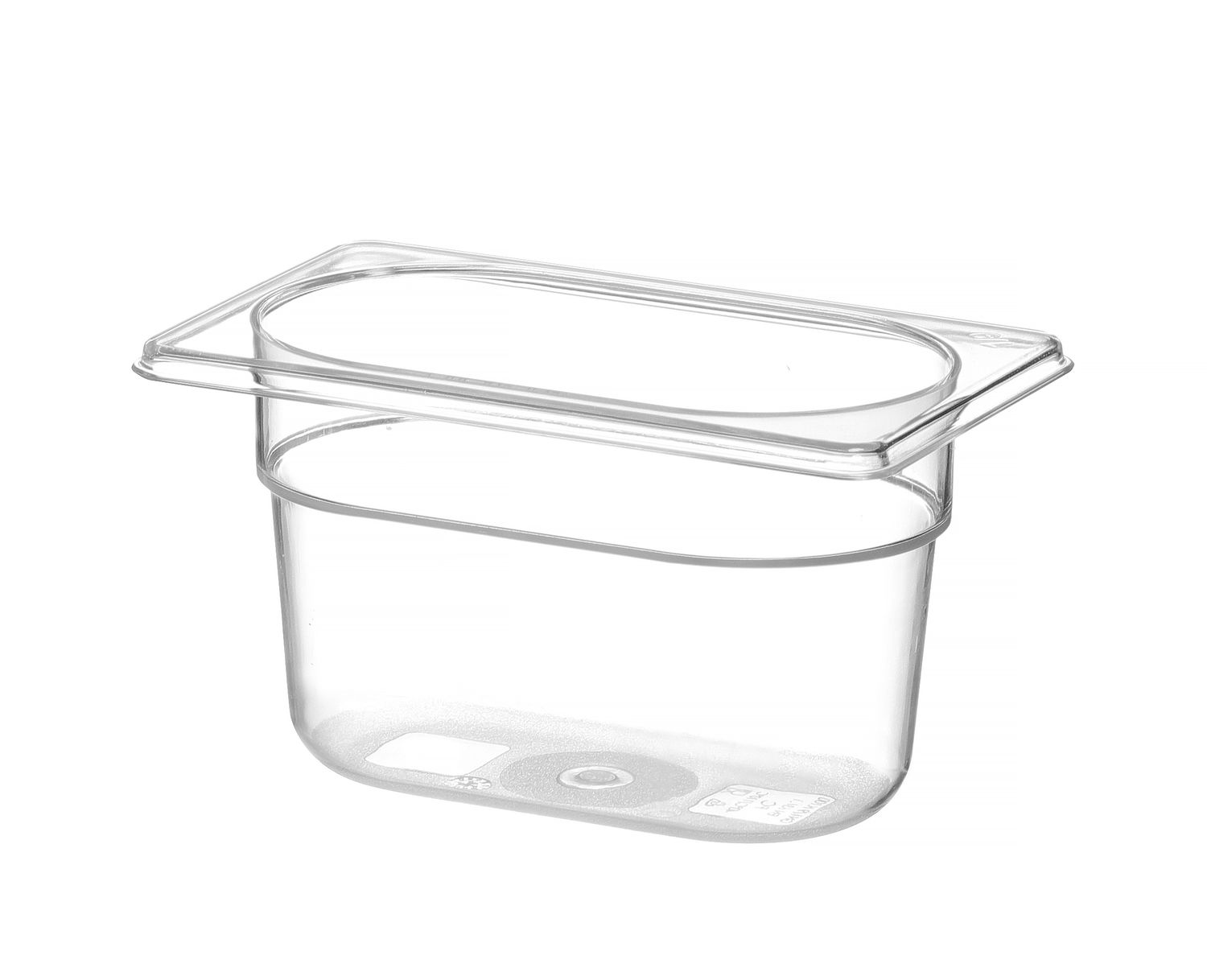 Toiduanum polükarbonaadist GN 1/9 Profi Line, HENDI, Profi Line, GN 1/9, 1L, Läbipaistev, 176x108x(H)100mm
