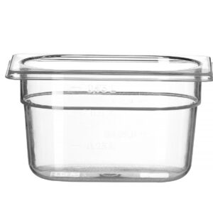 Toiduanum polükarbonaadist GN 1/9 Profi Line, HENDI, Profi Line, GN 1/9, 1L, Läbipaistev, 176x108x(H)100mm
