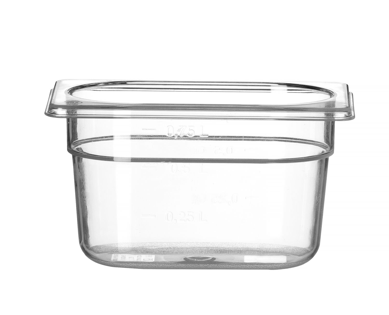 Toiduanum polükarbonaadist GN 1/9 Profi Line, HENDI, Profi Line, GN 1/9, 1L, Läbipaistev, 176x108x(H)100mm