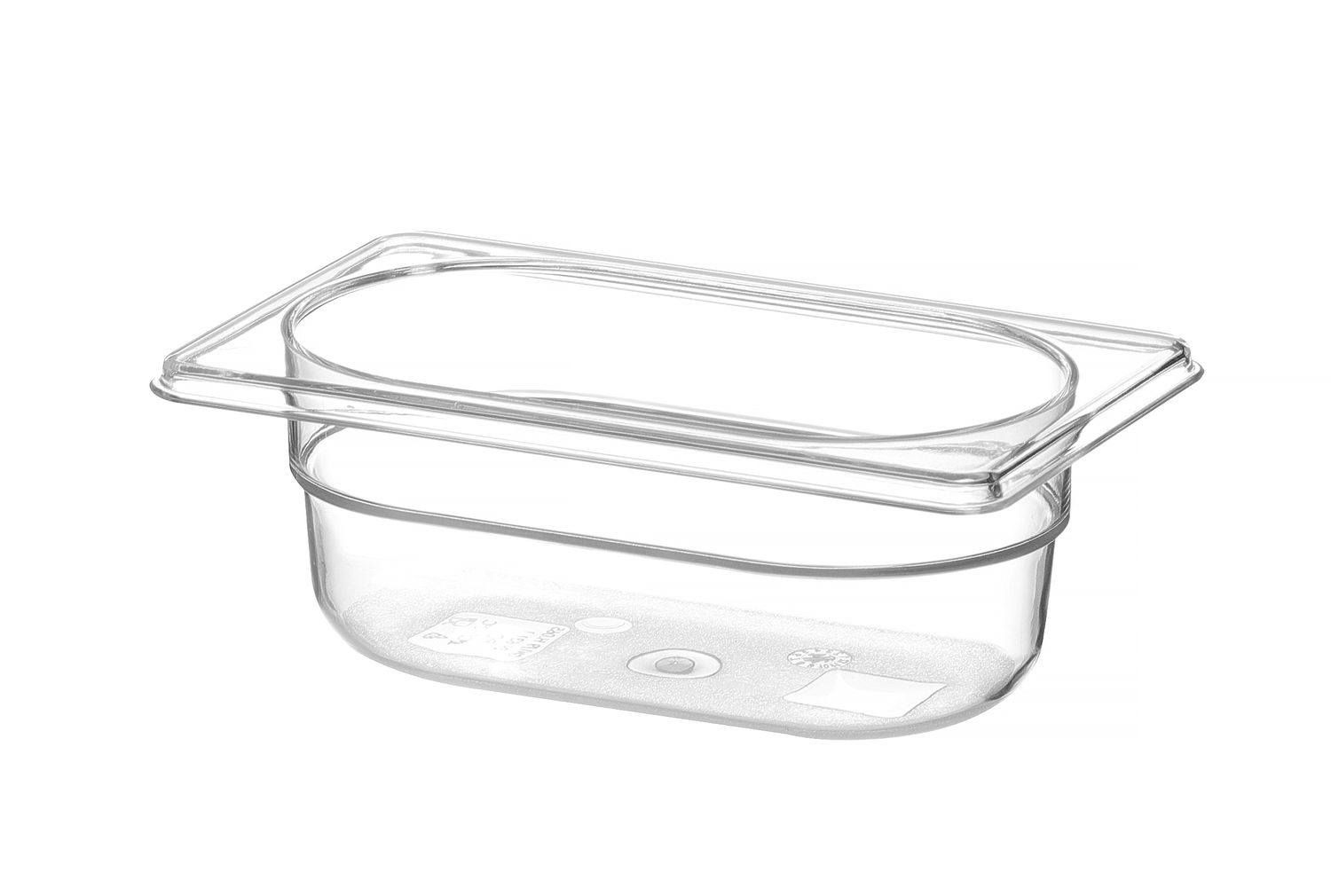 Toiduanum polükarbonaadist GN 1/9 Profi Line, HENDI, Profi Line, GN 1/9, 0,6L, Läbipaistev, 176x108x(H)65mm