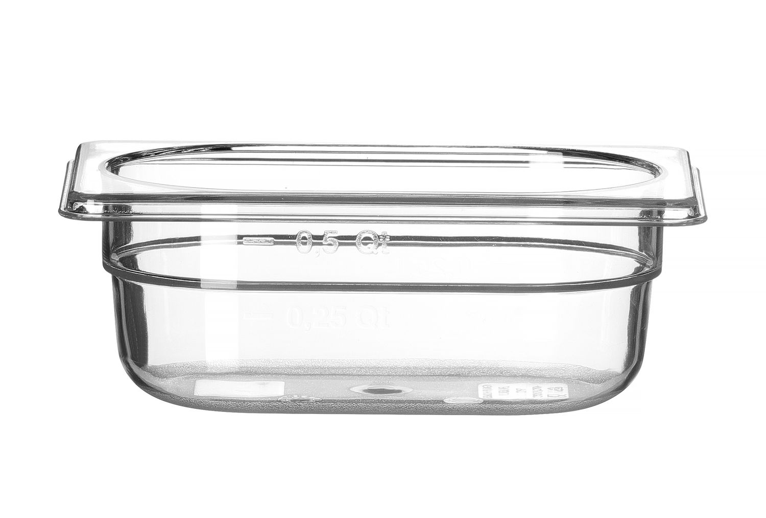 Toiduanum polükarbonaadist GN 1/9 Profi Line, HENDI, Profi Line, GN 1/9, 0,6L, Läbipaistev, 176x108x(H)65mm