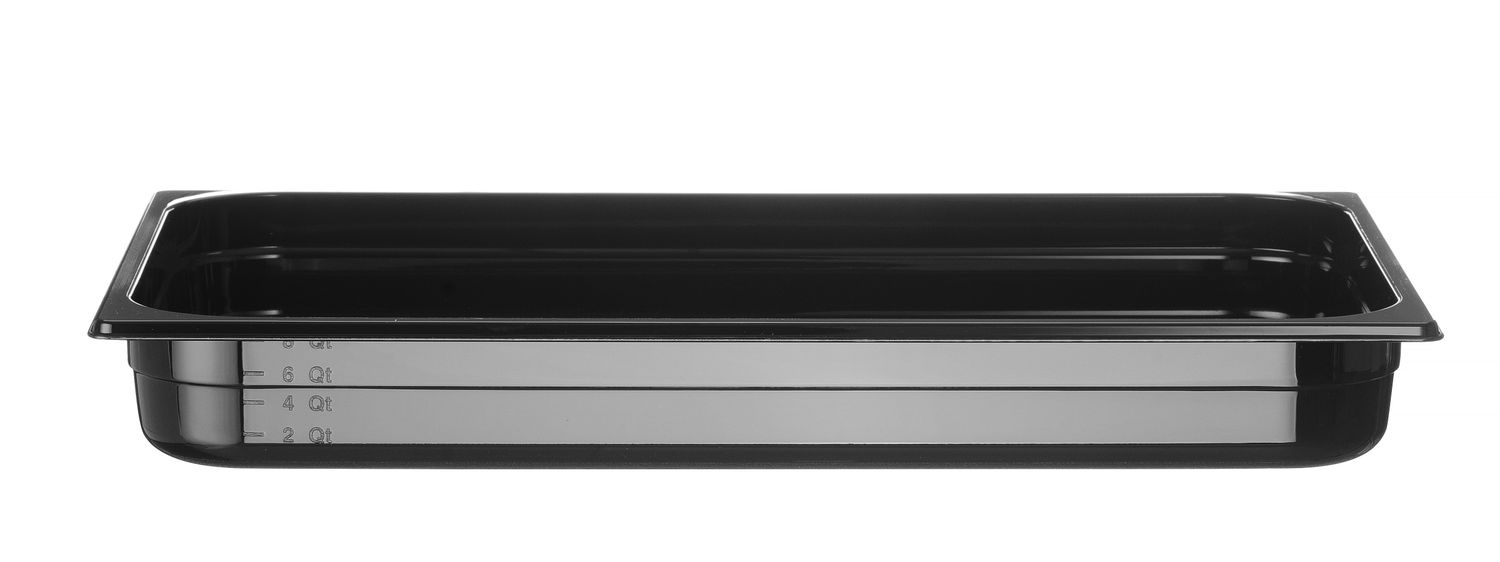 Toiduanum mustast polükarbonaadist GN 1/1, HENDI, Profi Line, GN 1/1, 9L, Must, 530x325x(H)65mm