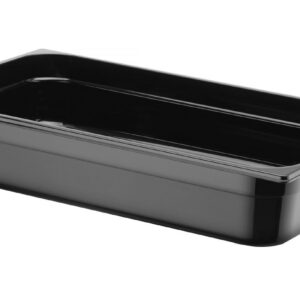Toiduanum mustast polükarbonaadist GN 1/1, HENDI, Profi Line, GN 1/1, 14L, Must, 530x325x(H)100mm