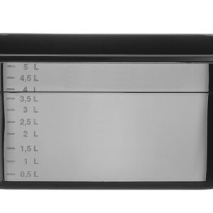 Toiduanum mustast polükarbonaadist GN 1/3, HENDI, Profi Line, GN 1/3, 5,7L, Must, 325x176x(H)150mm