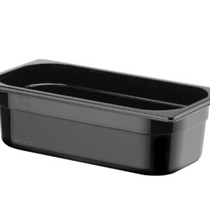 Toiduanum mustast polükarbonaadist GN 1/3, HENDI, Profi Line, GN 1/3, 4L, Must, 325x176x(H)100mm