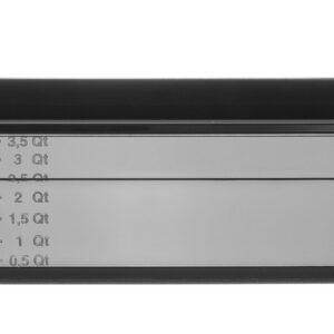 Toiduanum mustast polükarbonaadist GN 1/3, HENDI, Profi Line, GN 1/3, 4L, Must, 325x176x(H)100mm