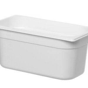 Toiduanum valgest polükarbonaadist GN 1/3, HENDI, GN 1/3, 5,7L, Valge, 325x176x(H)150mm