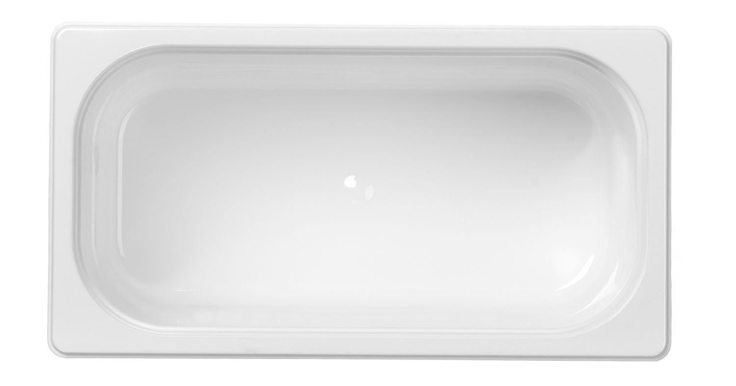 Toiduanum valgest polükarbonaadist GN 1/3, HENDI, GN 1/3, 5,7L, Valge, 325x176x(H)150mm - Image 3