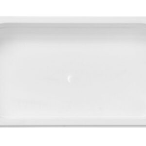 Toiduanum valgest polükarbonaadist GN 1/3, HENDI, GN 1/3, 2,5L, Valge, 325x176x(H)65mm