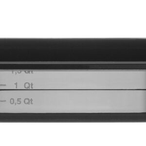 Toiduanum mustast polükarbonaadist GN 1/4, HENDI, Profi Line, GN 1/4, 1,8L, Must, 265x162x(H)65mm