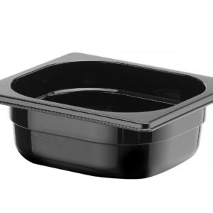 Toiduanum mustast polükarbonaadist GN 1/6, HENDI, Profi Line, GN 1/6, 1L, Must, 176x162x(H)65mm