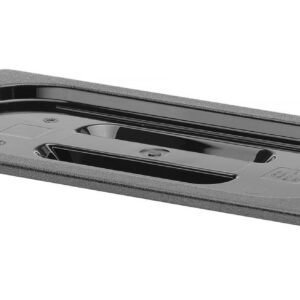 Kaas mustast polükarbonaadist GN-nõude jaoks, HENDI, GN 1/3, Must, 325x176mm