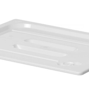 Kaas valgest polükarbonaadist GN-nõude jaoks, HENDI, GN 1/2, Valge, 265x325mm