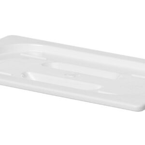 Kaas valgest polükarbonaadist GN-nõude jaoks, HENDI, GN 1/4, Valge, 265x162mm