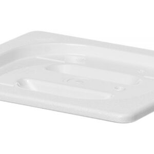 Kaas valgest polükarbonaadist GN-nõude jaoks, HENDI, GN 1/6, Valge, 176x162mm
