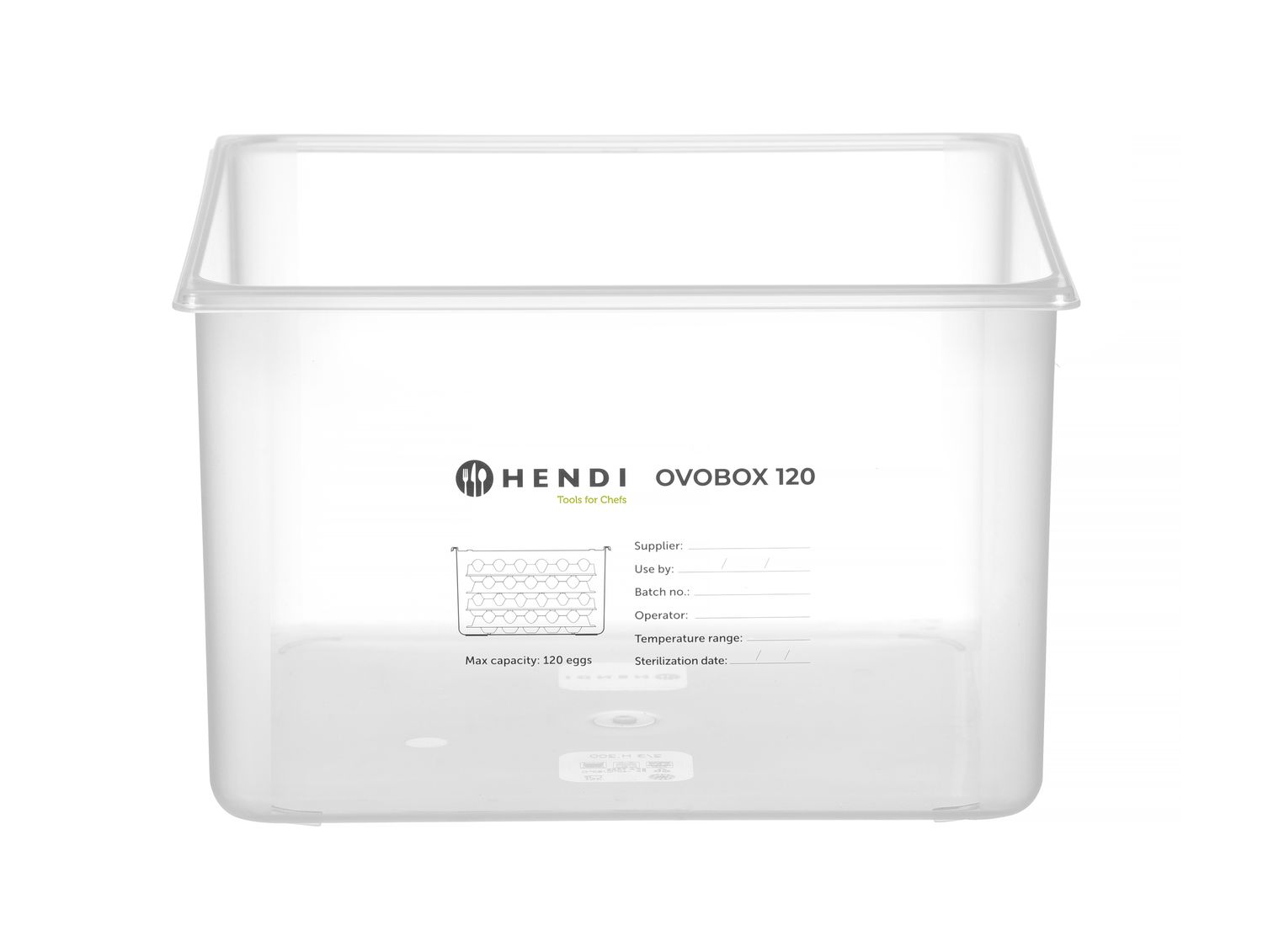 Munakonteiner HENDI OVOBOX 120, HENDI, GN 2/3, 18L, 355x325x(H)200mm, Ristkülikukujuline - Image 4