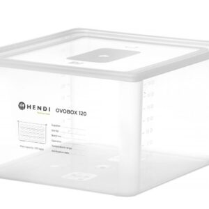Munakonteiner HENDI OVOBOX 120, HENDI, GN 2/3, 18L, 355x325x(H)200mm, Ristkülikukujuline