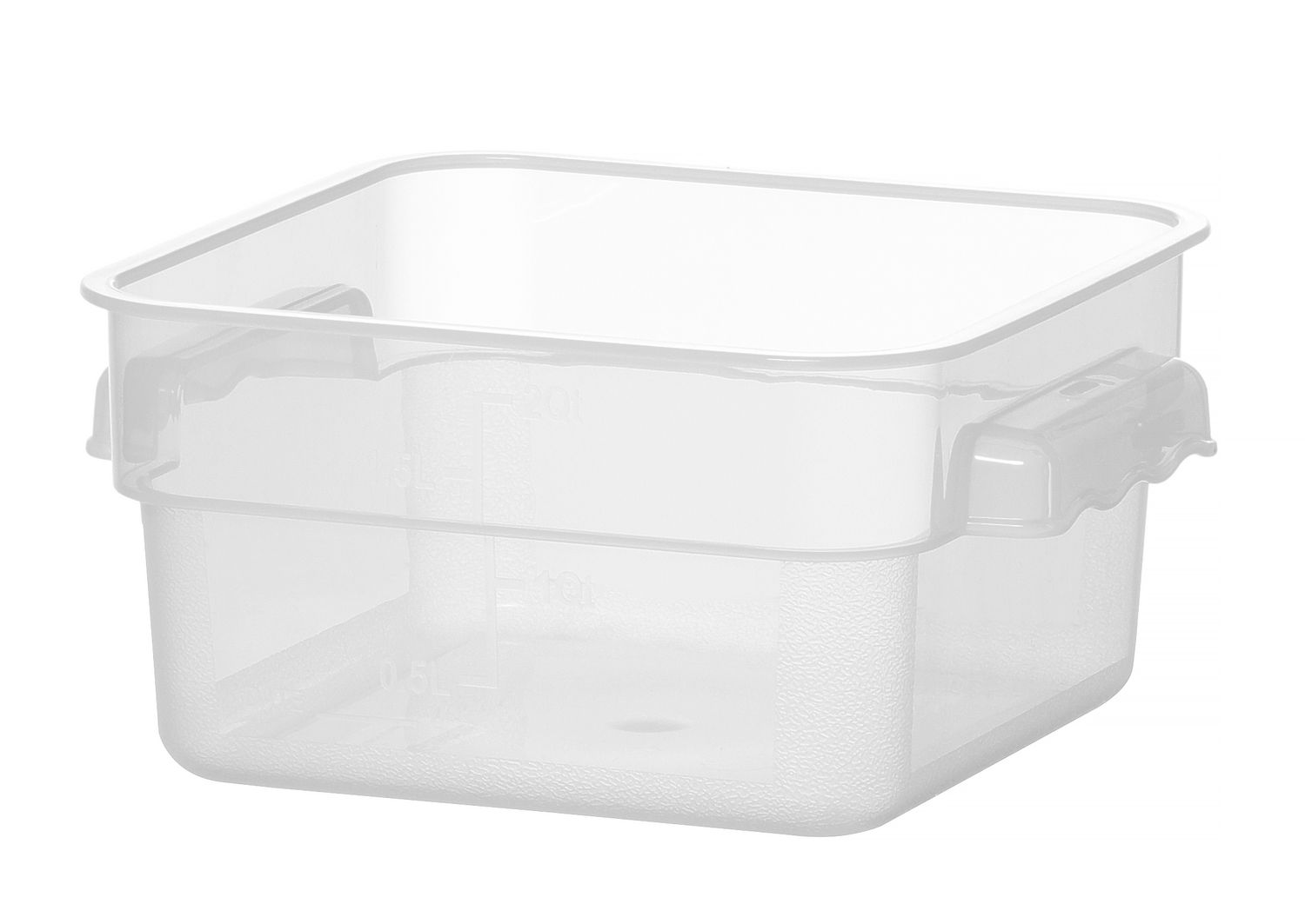 Toidukonteiner graduatsiooniga, HENDI, 1,9L, 190x190x(H)95mm