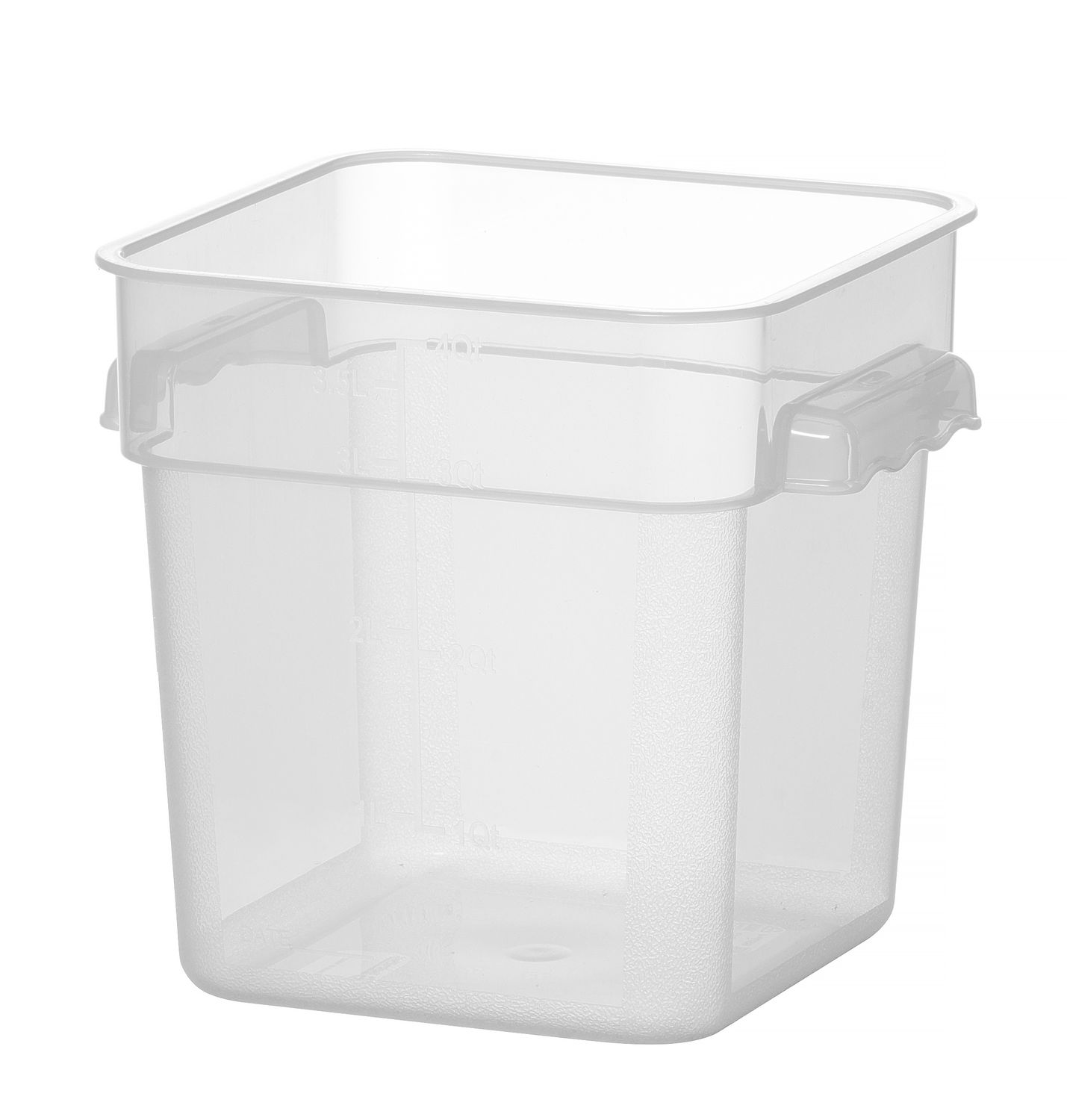 Toidukonteiner graduatsiooniga, HENDI, 3,8L, 190x190x(H)180mm