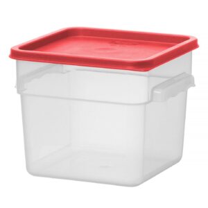 Toidukonteiner graduatsiooniga, HENDI, 5,7L, 235x235x(H)180mm