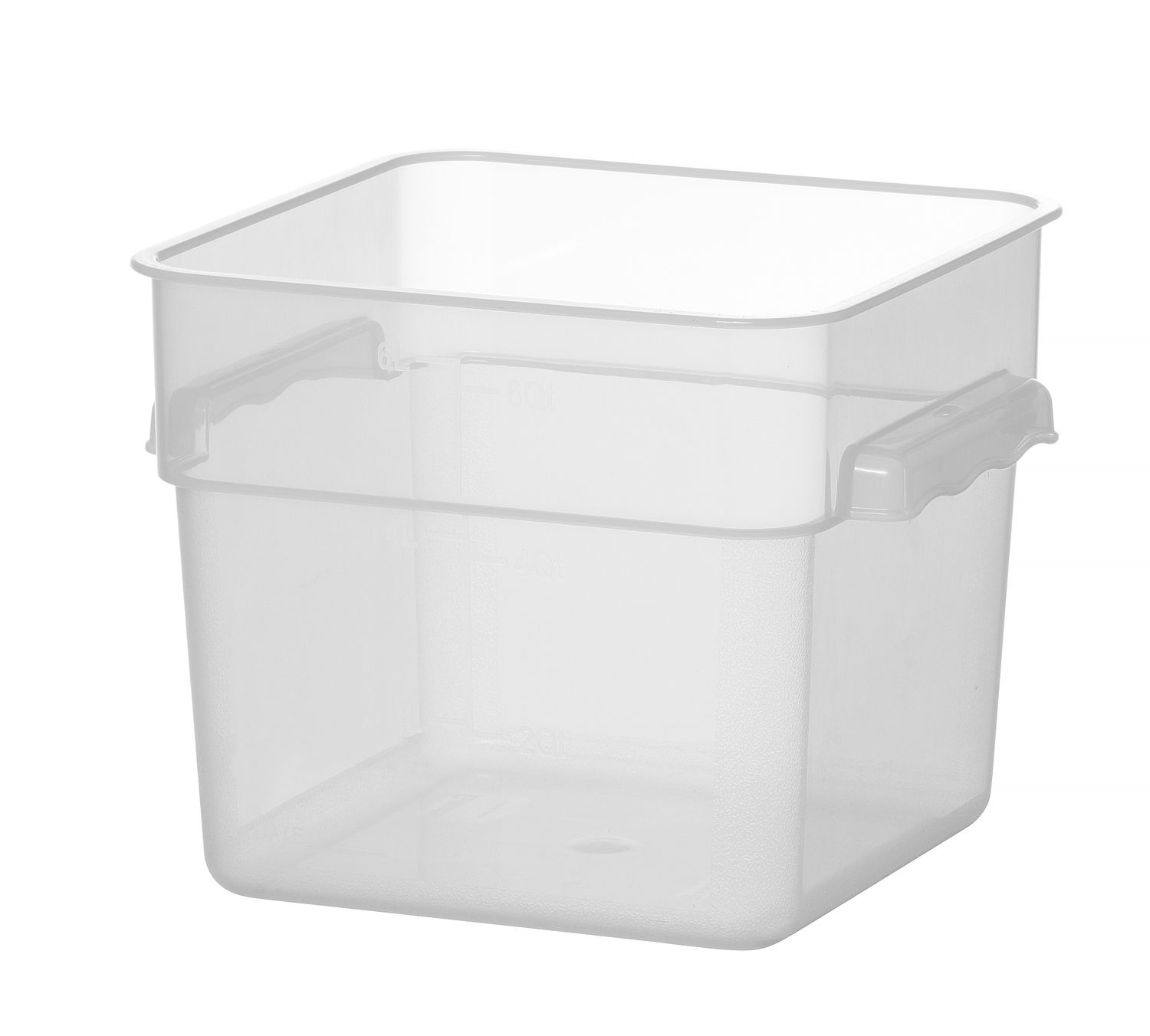 Toidukonteiner graduatsiooniga, HENDI, 5,7L, 235x235x(H)180mm