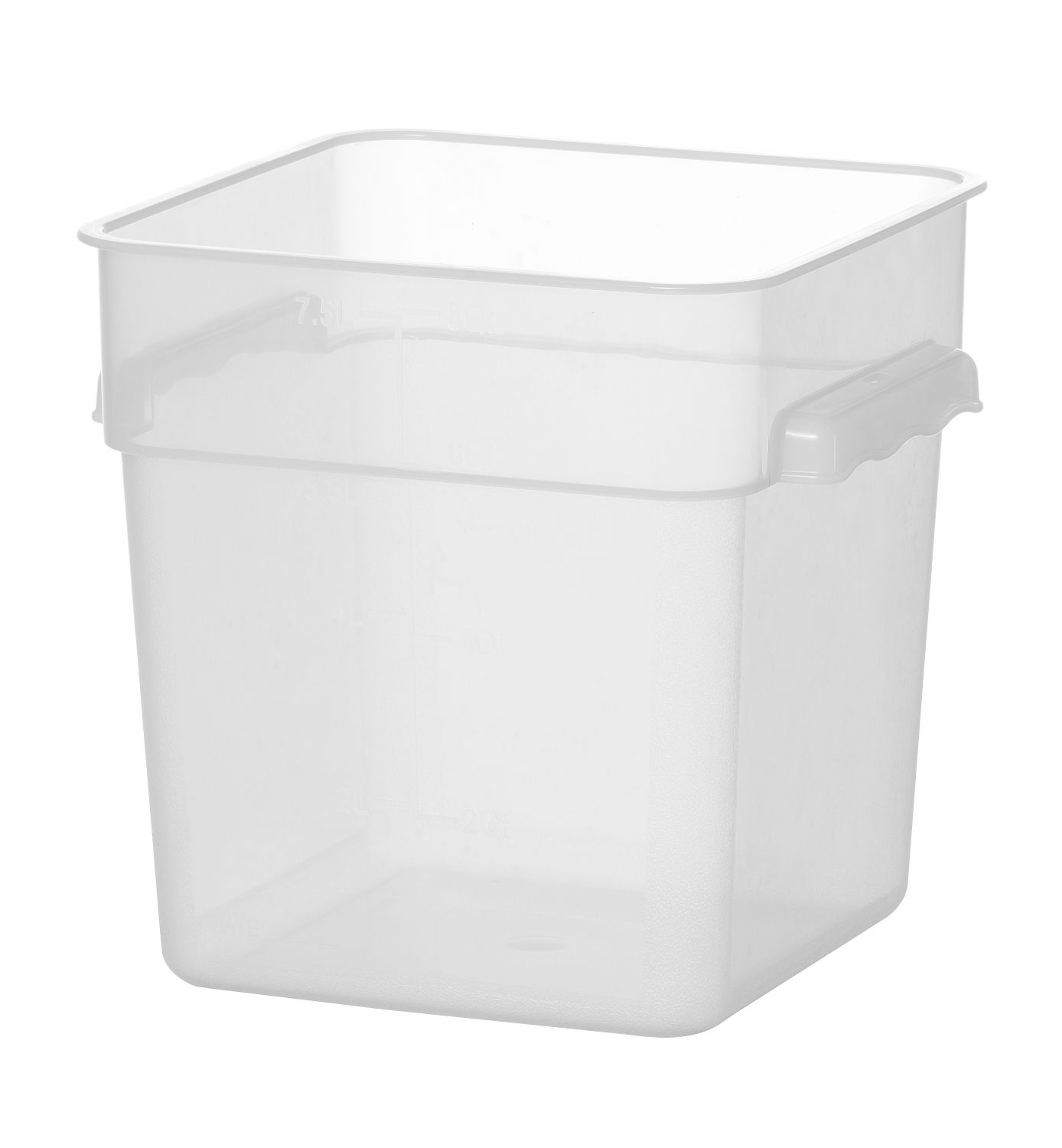 Toidukonteiner graduatsiooniga, HENDI, 7,6L, 235x235x(H)230mm