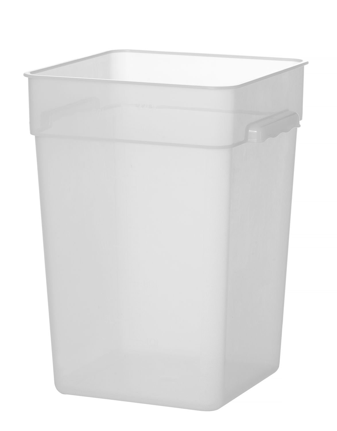 Toidukonteiner graduatsiooniga, HENDI, 20,8L, 290x290x(H)400mm