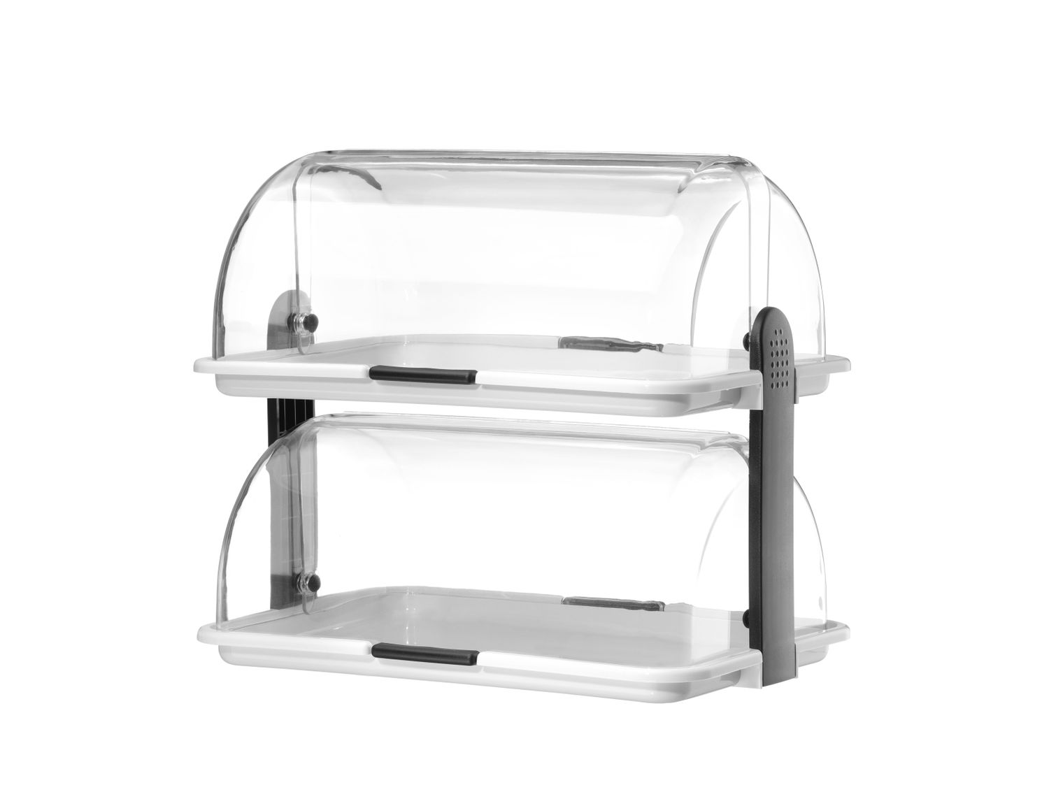 Vitriin kahekordne Roll top, HENDI, Valge, 380x260x(H)355mm, Ristkülikukujuline - Image 3