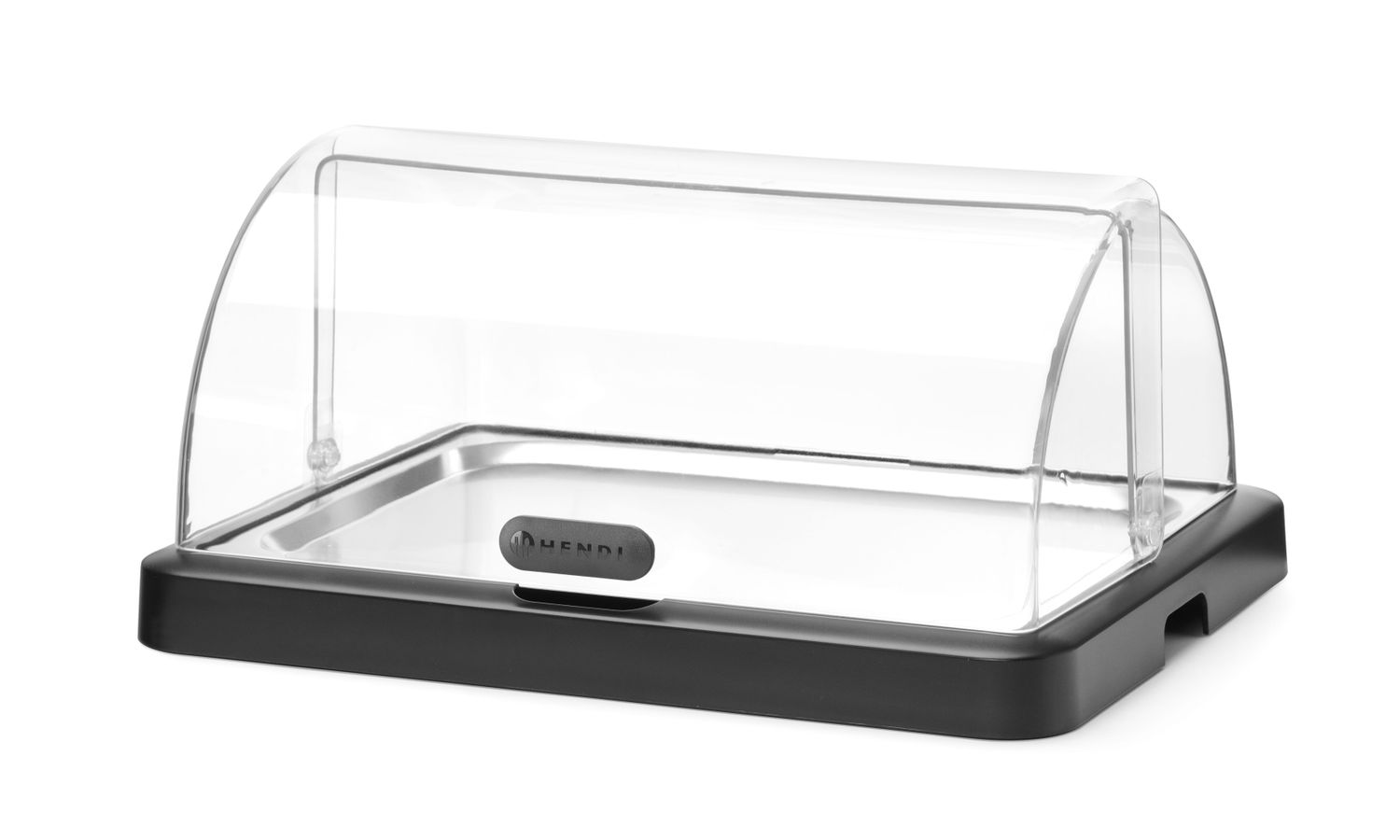 Rullkaanega jahevitriin Duo UNIQ, HENDI, designed by Robert Bronwasser, Ühekordne, Must, 460x355x(H)220mm, Ristkülikukujuline