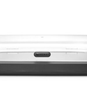 Jahevitriin UNIQ, HENDI, designed by Robert Bronwasser, GN 1/1, Must, 593x389x(H)147mm, Ristkülikukujuline