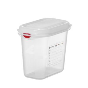 GN 1/9 mahuti, polüpropüleen, HENDI, GN 1/9, 1,5L, Läbipaistev, 176x108x(H)150mm, Ristkülikukujuline