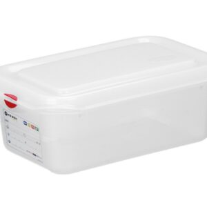 Konteiner GN 1/4 polüpropüleen, HENDI, GN 1/4, 2,8L, Läbipaistev, 265x162x(H)100mm