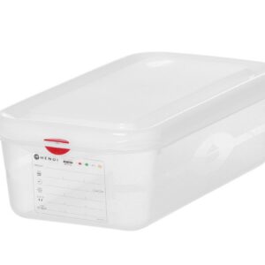 GN 1/3 mahuti, polüpropüleen, HENDI, GN 1/3, 4L, Läbipaistev, 325x176x(H)100mm, Ristkülikukujuline