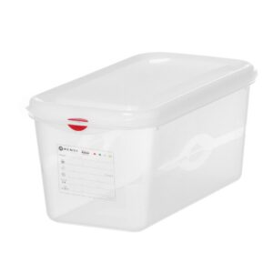 GN 1/3 mahuti, polüpropüleen, HENDI, GN 1/3, 6L, Läbipaistev, 325x176x(H)150mm, Ristkülikukujuline