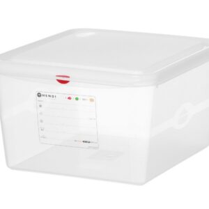 GN 2/3 mahuti, polüpropüleen, HENDI, GN 2/3, 19L, Läbipaistev, 354x325x(H)200mm, Ristkülikukujuline