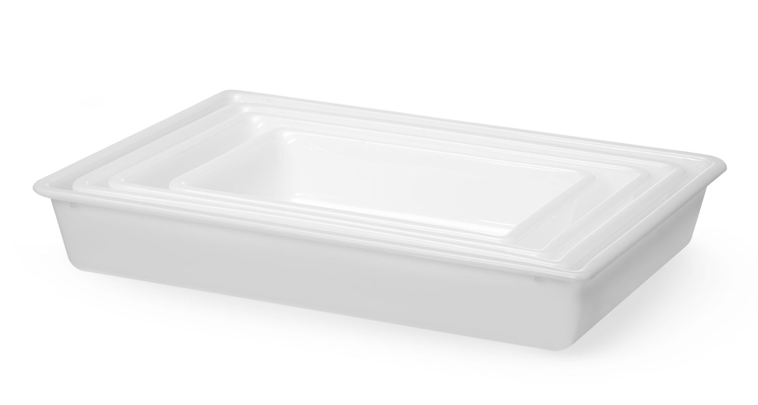 Ettevalmistusalus, HENDI, 12L, Valge, 535x385x(H)85mm