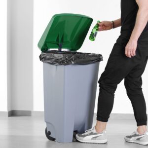 Lid for trash container, HENDI, Green, 505x415mm