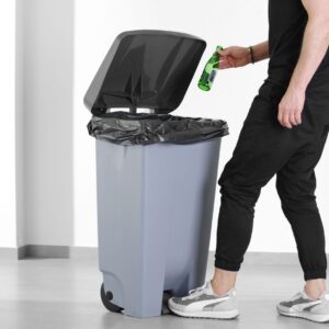 Lid for trash container, HENDI, Black, 505x415mm