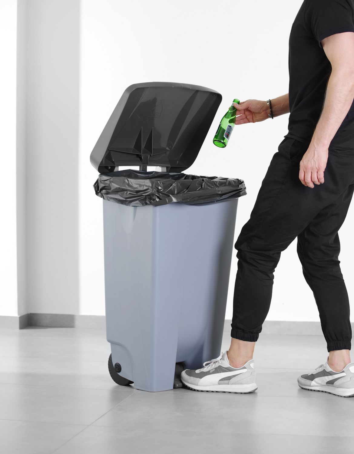 Lid for trash container, HENDI, Black, 505x415mm - Image 3
