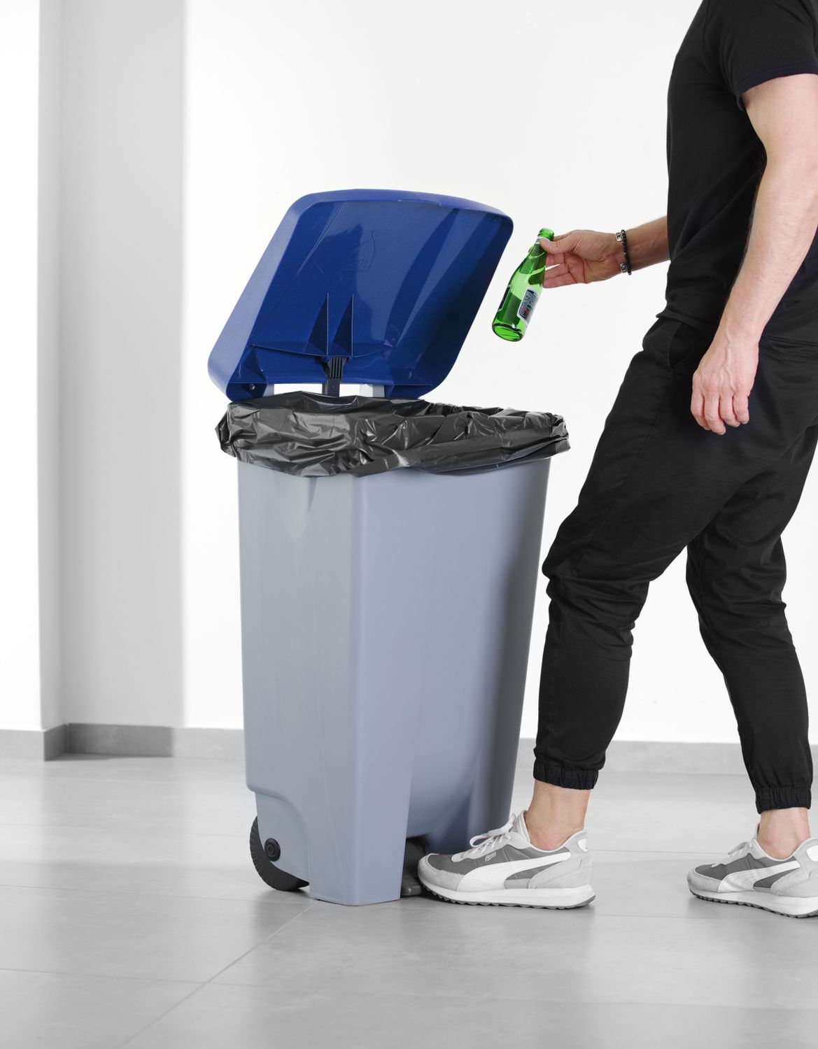 Lid for trash container, HENDI, Blue, 505x415mm - Image 3