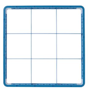 Nõudepesumasina korvi laiendus 500x500mm, HENDI, 9 sektsiooni 150x150 mm, 500x500x(H)45mm