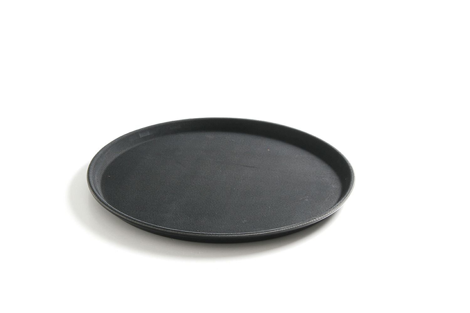 Polüpropüleenist libisemiskindel ümmargune serveerimiskandik, must, HENDI, ⌀410x(H)20mm