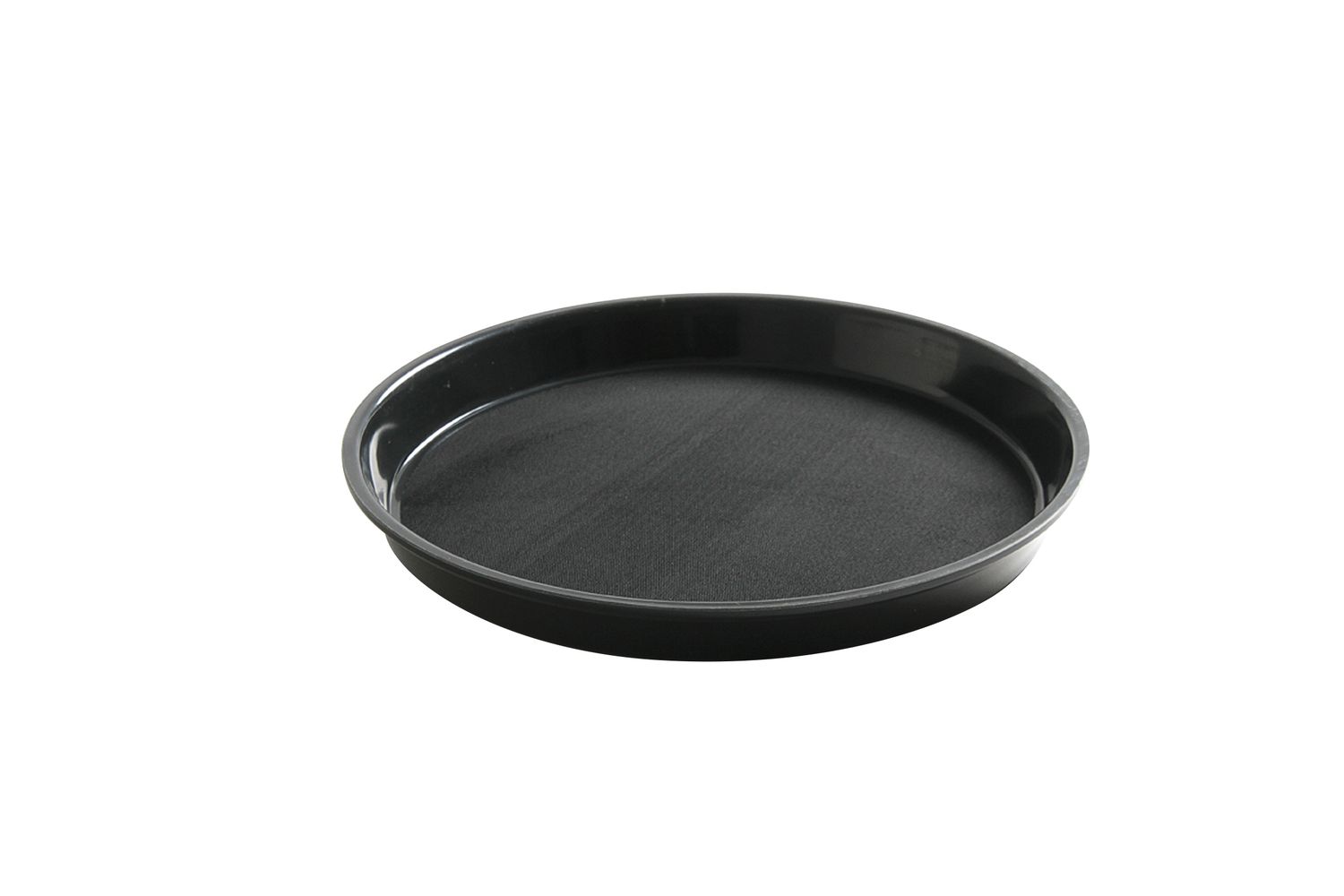 Polüpropüleenist libisemiskindel ümmargune serveerimiskandik, must, HENDI, ⌀320x(H)37mm