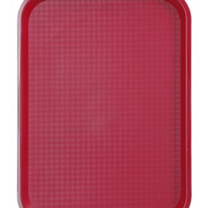 Polüpropüleenist kiirtoidukandik – keskmine, AmerBox, Punane, 305x415x(H)20mm