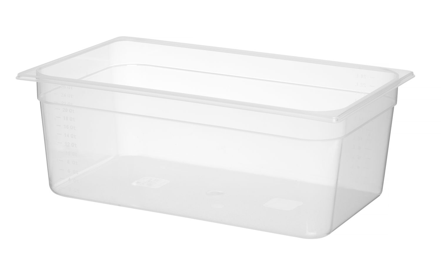 Toiduanum polüpropüleenist GN 1/1 Profi Line, HENDI, Profi Line, GN 1/1, 24L, Läbipaistev, 530x325x(H)200mm