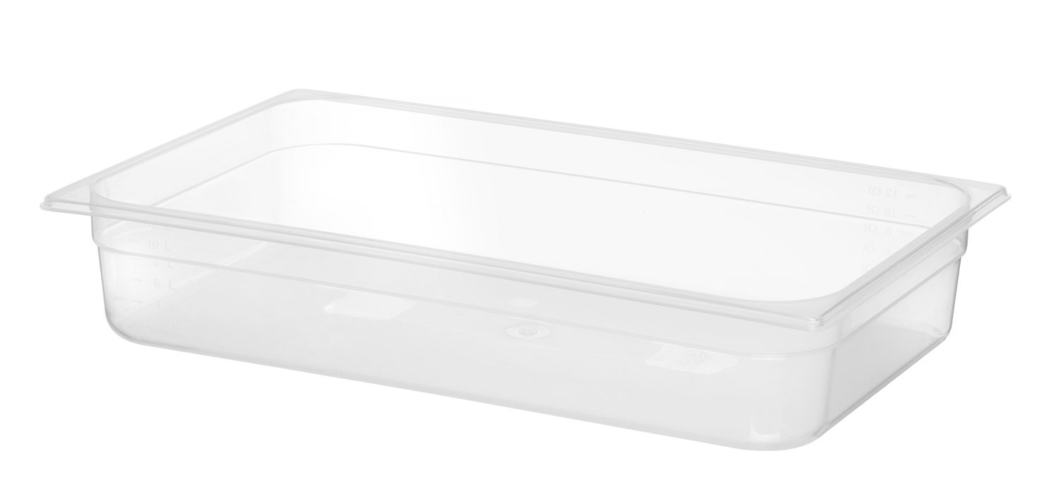 Toiduanum polüpropüleenist GN 1/1 Profi Line, HENDI, Profi Line, GN 1/1, 12L, Läbipaistev, 530x325x(H)100mm