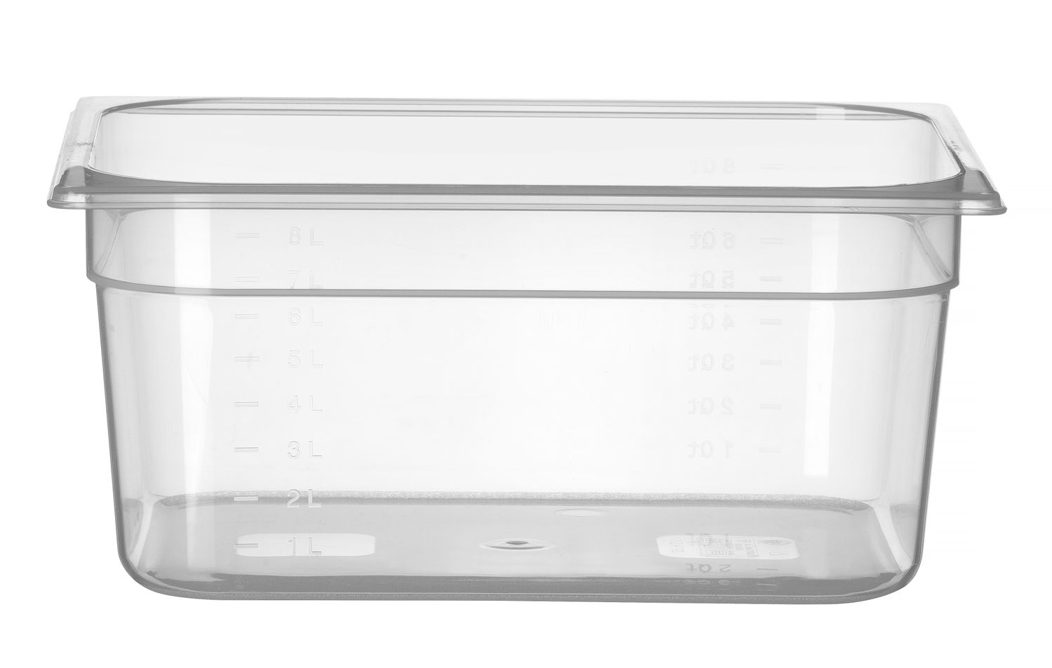 Toiduanum polüpropüleenist GN 1/2 Profi Line, HENDI, Profi Line, GN 1/2, 8L, Läbipaistev, 325x265x(H)150mm