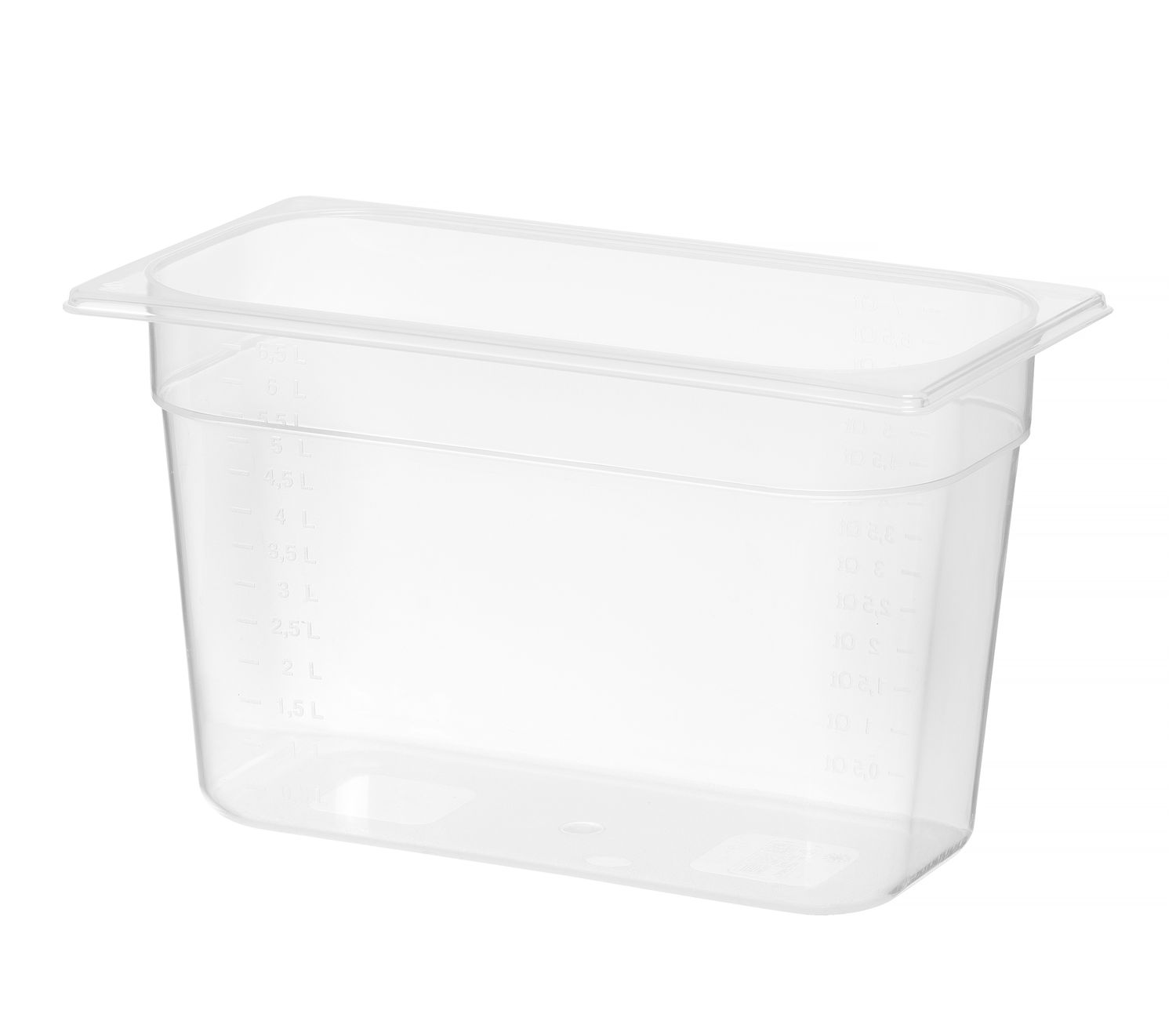 Toiduanum polüpropüleenist GN 1/3 Profi Line, HENDI, Profi Line, GN 1/3, 6,5L, Läbipaistev, 325x176x(H)200mm