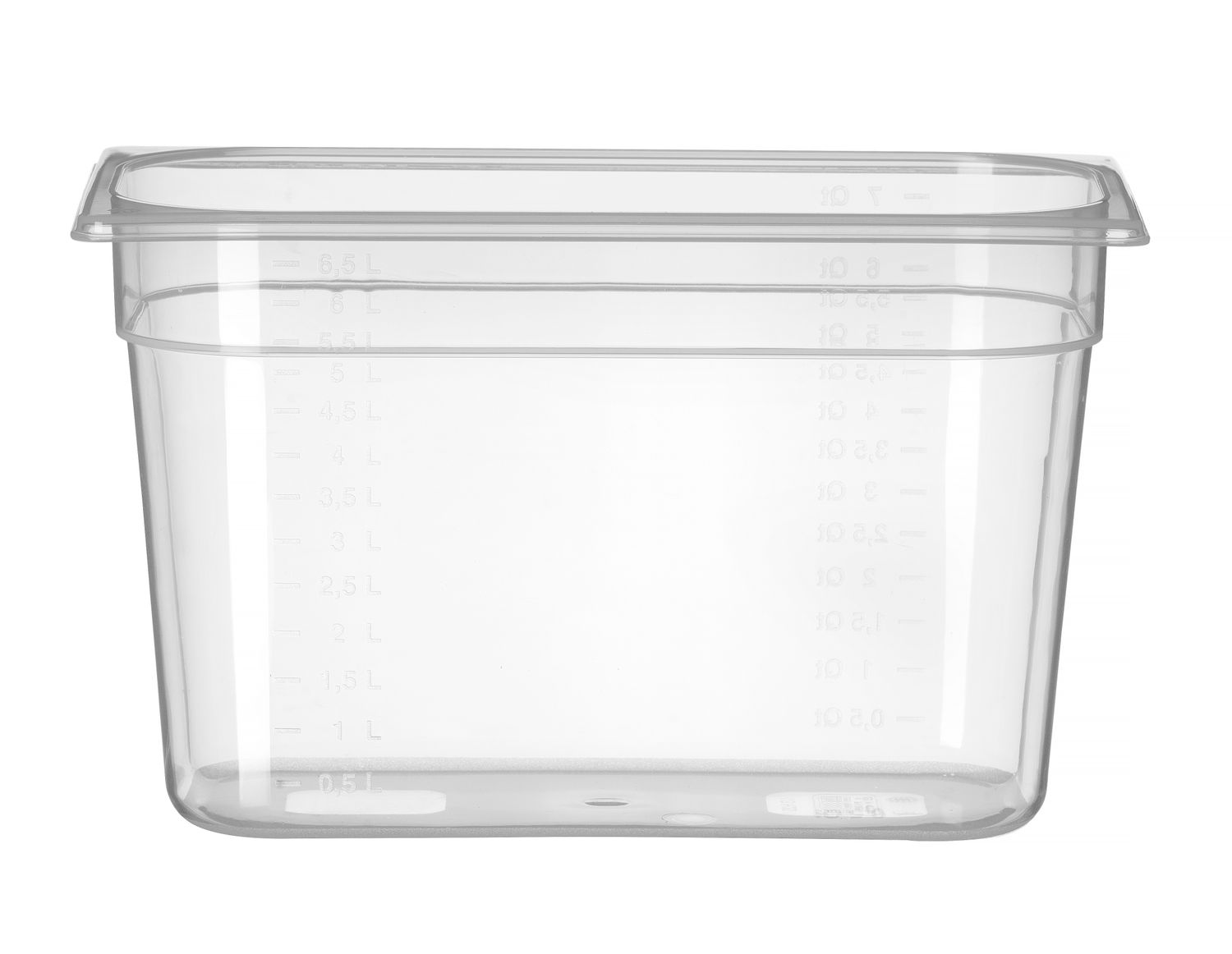 Toiduanum polüpropüleenist GN 1/3 Profi Line, HENDI, Profi Line, GN 1/3, 6,5L, Läbipaistev, 325x176x(H)200mm