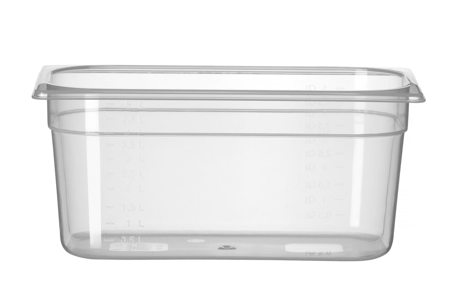 Toiduanum polüpropüleenist GN 1/3 Profi Line, HENDI, Profi Line, GN 1/3, 5L, Läbipaistev, 325x176x(H)150mm